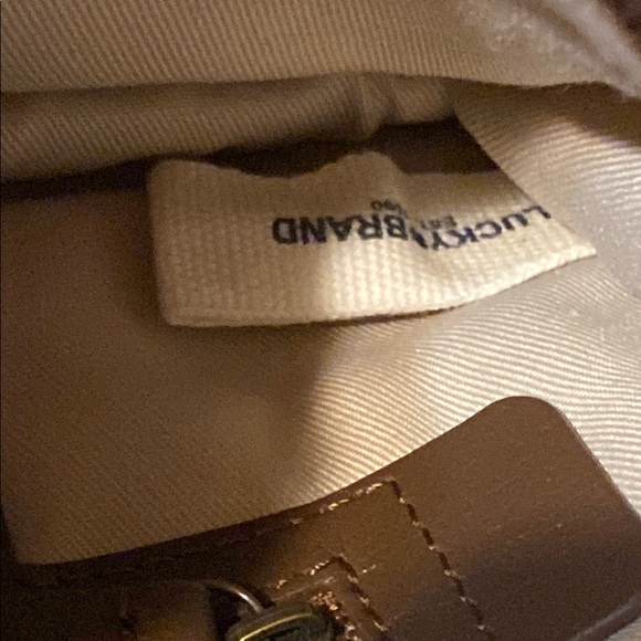 Lucky Brand brown Leather 3 in 1 Crossbody Bag retails for 108.00 dollars - Picture 10 of 16
